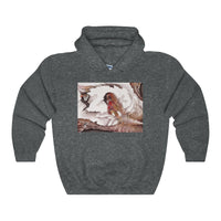 Michael Jordan Free Throw Line Dunk - Original Painting - Hooded Sweatshirt