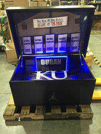 The Jayhawks Box:  Customized Giant Jordan Inspired shoe box (FREE SHIPPING)