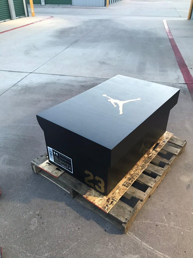 Black and Gold Giant Shoebox Storage Jordan