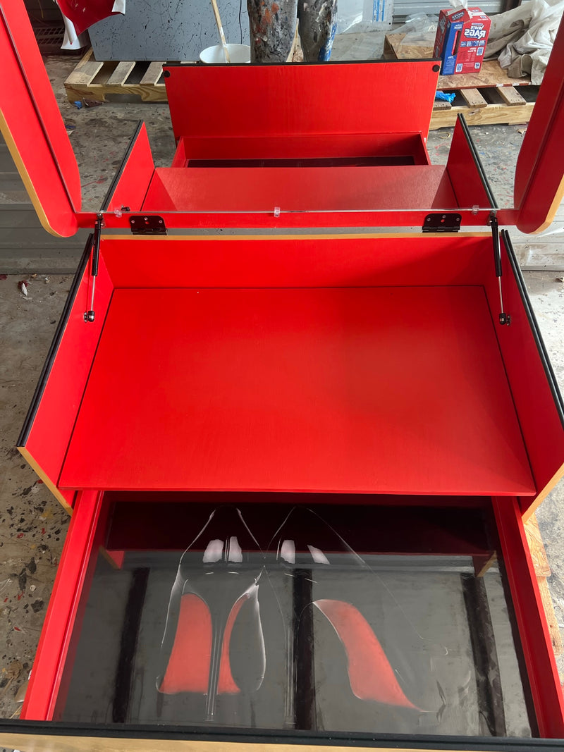 The Red Bottom:  Giant Shoebox Storage (FREE USA SHIPPING)