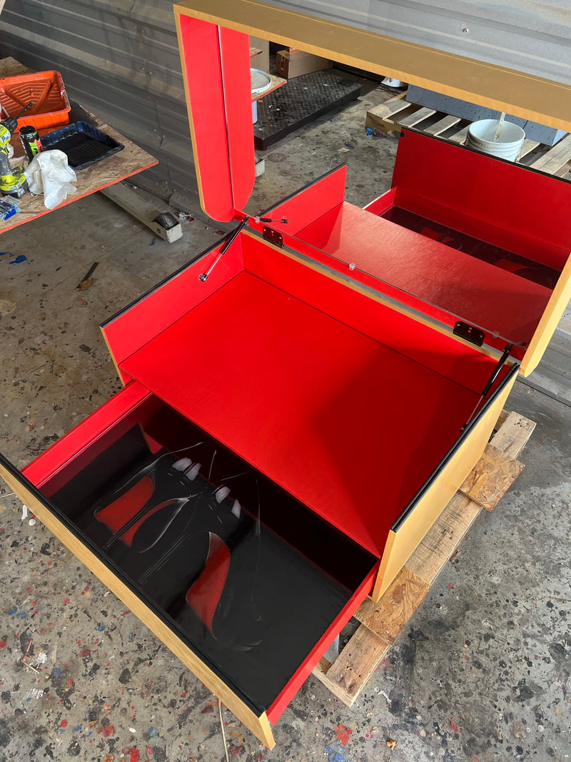 The Red Bottom:  Giant Shoebox Storage (FREE USA SHIPPING)
