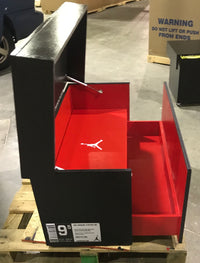 Apple Red Drip:  Giant Shoebox Storage/Organizer  (FREE USA SHIPPING)