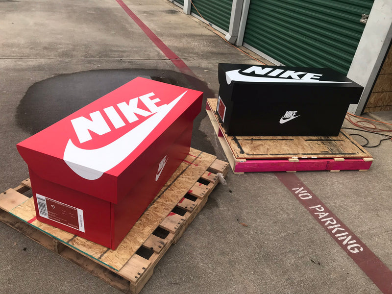 Giant Nike Inspired Shoe Box Storage