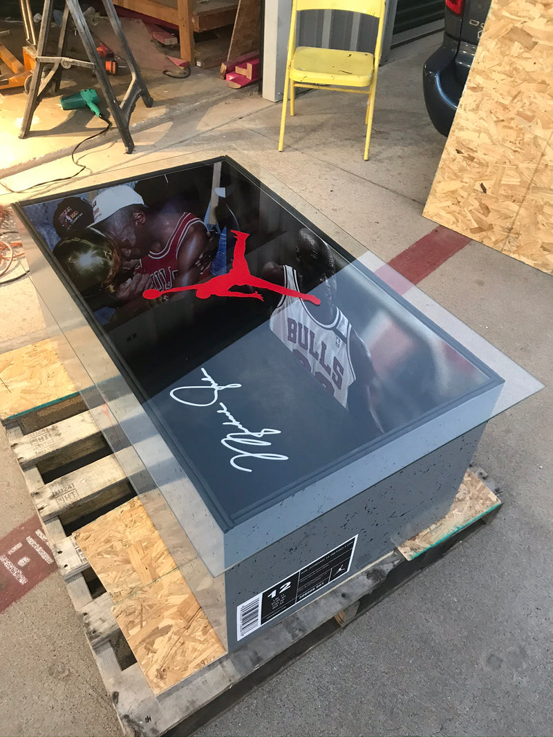Reserved Canada:  Legends Live Forever:  Giant Shoe Box Coffee Table
