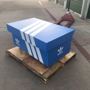 Three Stikes Box: Giant Shoebox Storage, Giant Shoebox, Big Shoe Box, Shoe Organizer, Giant Shoe Box, Shoe Storage (FREE SHIPPING)